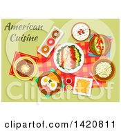 Poster, Art Print Of Table Set With Vietnamese Cuisine