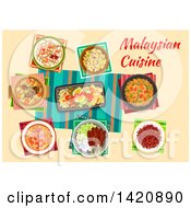 Poster, Art Print Of Table Of Malaysian Cuisine