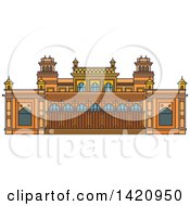 Poster, Art Print Of India Landmark Royal Palace Chowmahalla