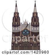 Poster, Art Print Of French Landmark Bourges Cathedral