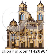 Poster, Art Print Of French Landmark Cathedral Of Saint Mary Major