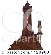 Poster, Art Print Of French Landmark La Vieille Lighthouse