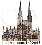 Poster, Art Print Of French Landmark Church Of Saint Michel