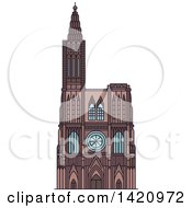 Poster, Art Print Of French Landmark Rouen Cathedral