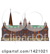 Poster, Art Print Of Sweden Landmark Malmo Town Hall