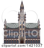 Poster, Art Print Of Belgium Landmark St Bavo Cathedral