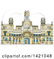 Spain Landmark Cibeles Palace