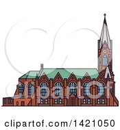 Poster, Art Print Of Finland Landmark Kotkan Church