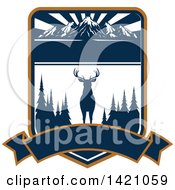 Clipart Of A Deer Hunting Design Royalty Free Vector Illustration by Vector Tradition SM