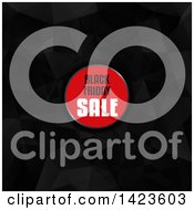 Poster, Art Print Of Black Friday Sale Retail Design Label Over Low Poly
