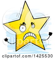 Poster, Art Print Of Cartoon Doodled Mad Star Character