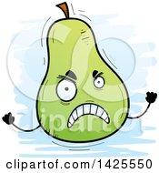 Poster, Art Print Of Cartoon Doodled Mad Pear Character