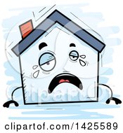 Poster, Art Print Of Cartoon Doodled Crying Home Character
