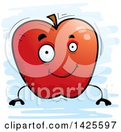 Poster, Art Print Of Cartoon Doodled Apple Character