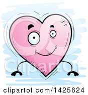 Poster, Art Print Of Cartoon Doodled Heart Character