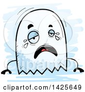 Poster, Art Print Of Cartoon Doodled Crying Ghost