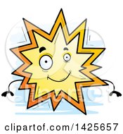 Poster, Art Print Of Cartoon Doodled Explosion Character