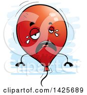 Poster, Art Print Of Cartoon Doodled Crying Balloon Character
