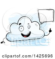 Poster, Art Print Of Cartoon Doodled Talking Cloud Character