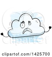 Poster, Art Print Of Cartoon Doodled Mad Cloud Character