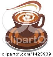 Poster, Art Print Of Hot Latte Coffee