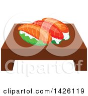 Poster, Art Print Of Serving Of Salmon Sushi