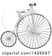 Poster, Art Print Of Cartoon Penny Farthing Bicycle