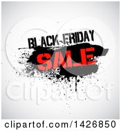 Poster, Art Print Of Grungy Black Frdiday Sale Design