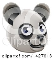 Poster, Art Print Of Happy Panda Face Avatar