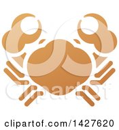 Poster, Art Print Of Gradient Brown Orange Crab