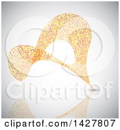 Clipart Of A Background With An Abstract Design Royalty Free Vector Illustration