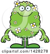Clipart Of A Cartoon Happy Shrub Monster Royalty Free Vector Illustration by Cory Thoman