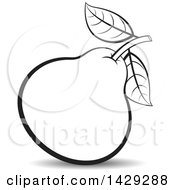 Poster, Art Print Of Black And White Pear