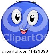Poster, Art Print Of Cartoon Happy Planet Naptune Mascot