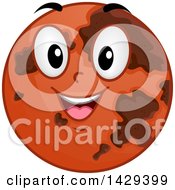 Cartoon Happy Planet Mars Mascot