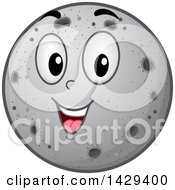 Poster, Art Print Of Cartoon Happy Moon Mascot