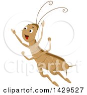 Poster, Art Print Of Happy Cricket Jumping