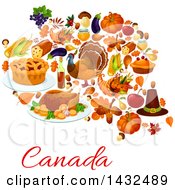 Poster, Art Print Of Canadian Thanksgiving Design