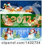 Christmas Website Banner Headers