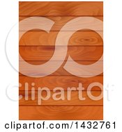 Clipart Of A Wood Plank Background Royalty Free Vector Illustration