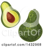 Poster, Art Print Of Avocados
