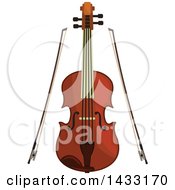 Poster, Art Print Of Violin And Bows