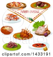 Poster, Art Print Of Polish Cuisine With Text