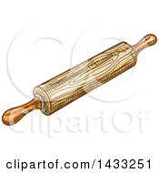 Poster, Art Print Of Sketched Rolling Pin