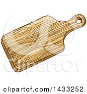Poster, Art Print Of Sketched Cutting Board