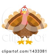 Poster, Art Print Of Flat Design Styled Turkey Bird