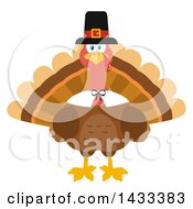 Poster, Art Print Of Flat Design Styled Pilgrim Turkey Bird