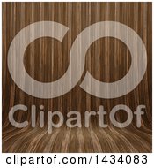 Poster, Art Print Of Curved Wood Background