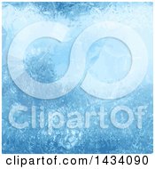 Poster, Art Print Of Blue Ice Background