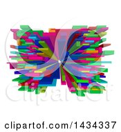 Poster, Art Print Of Colorful Abstract 3d Blocks Design